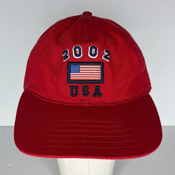 Arizona Jean Co 2002 USA Red Adjustable Hat - Picture 1 of 6